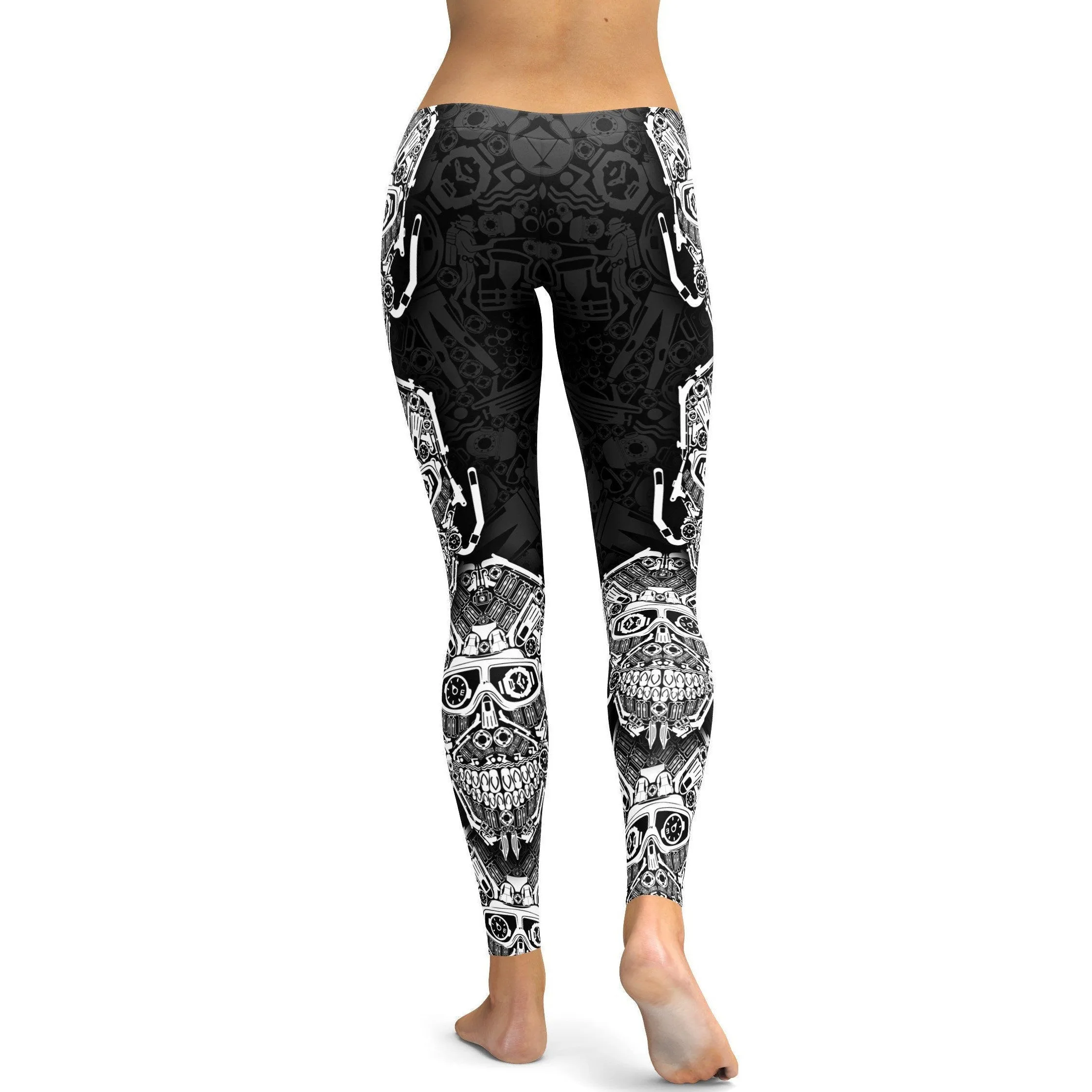 Diving Skull Leggings