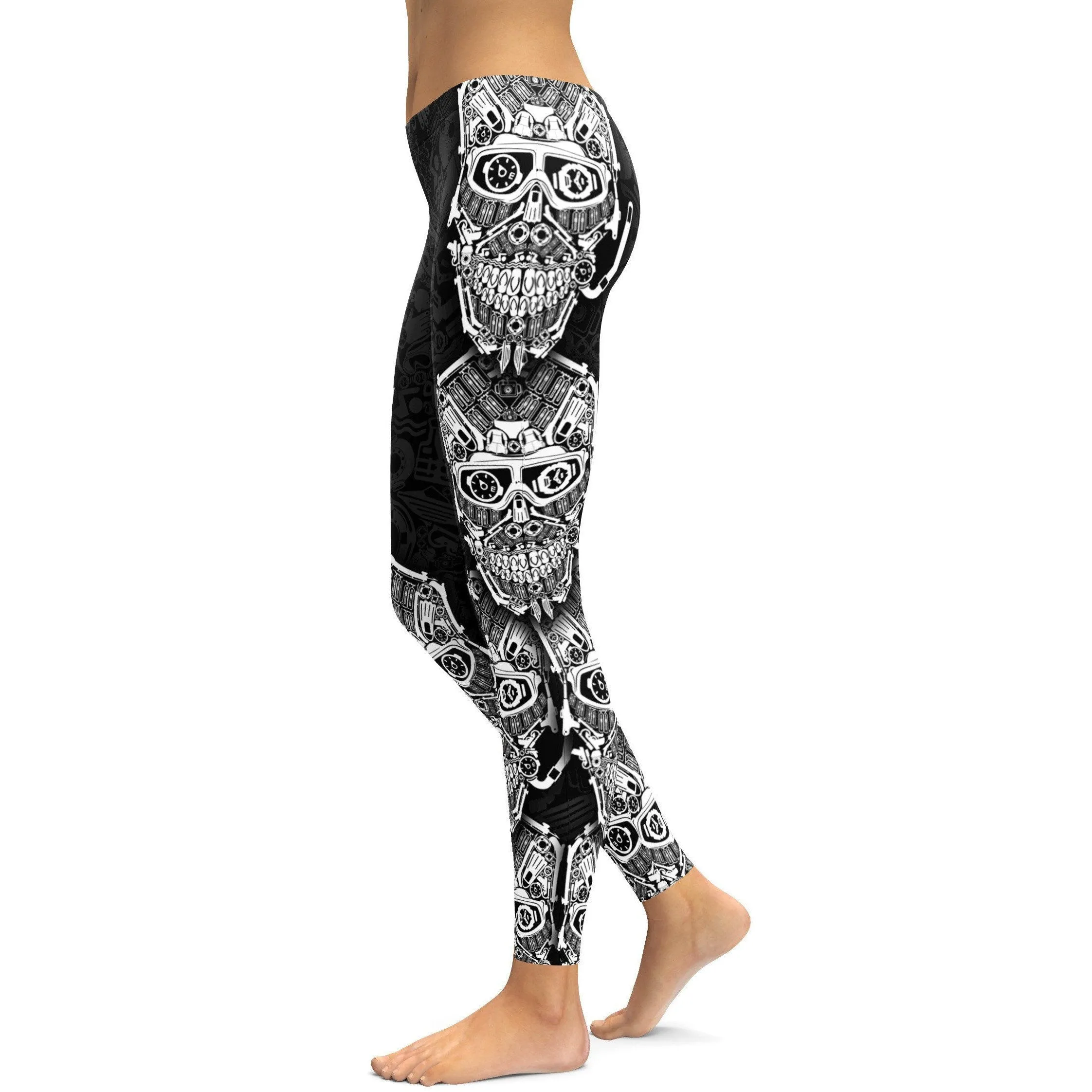 Diving Skull Leggings