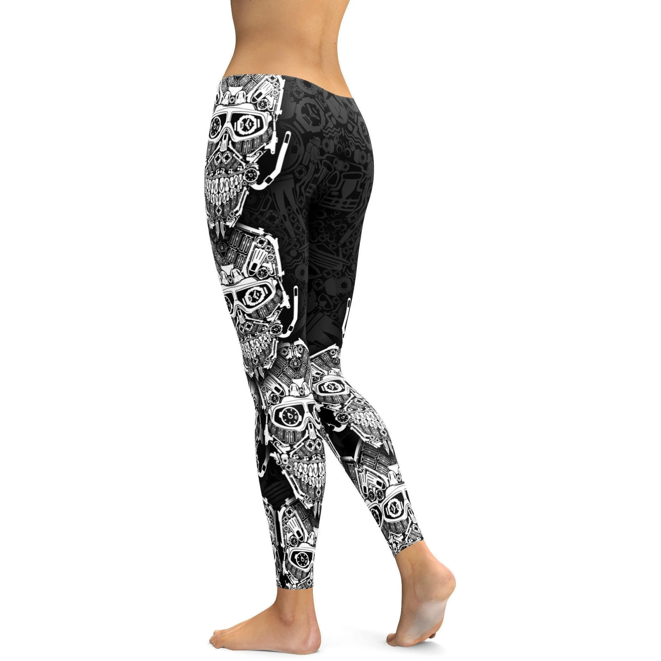 Diving Skull Leggings