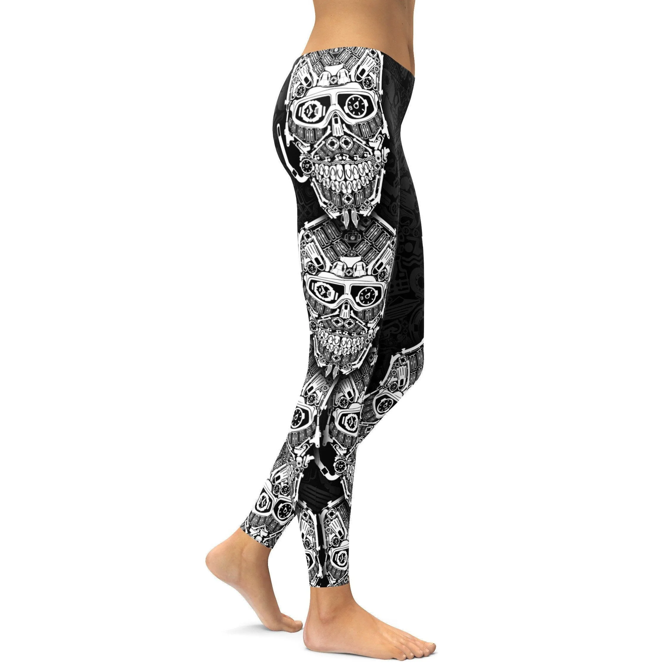 Diving Skull Leggings