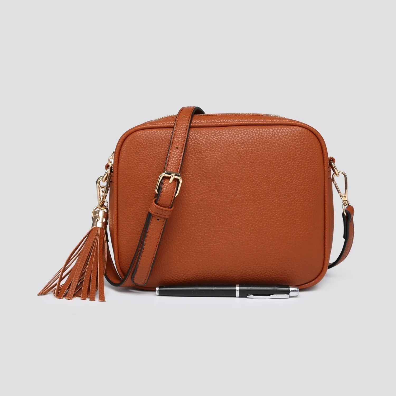 Double Zip Camera Bag - Copper