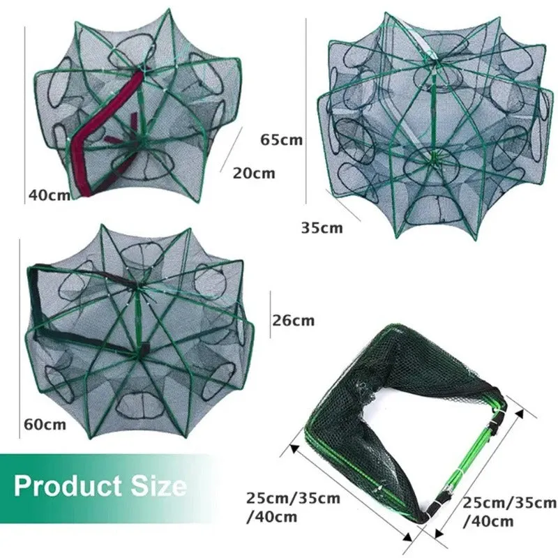 🎁Early Christmas Sale-50% OFF🐠Automatic Folding Hexagon 6 Hole Fishing Net