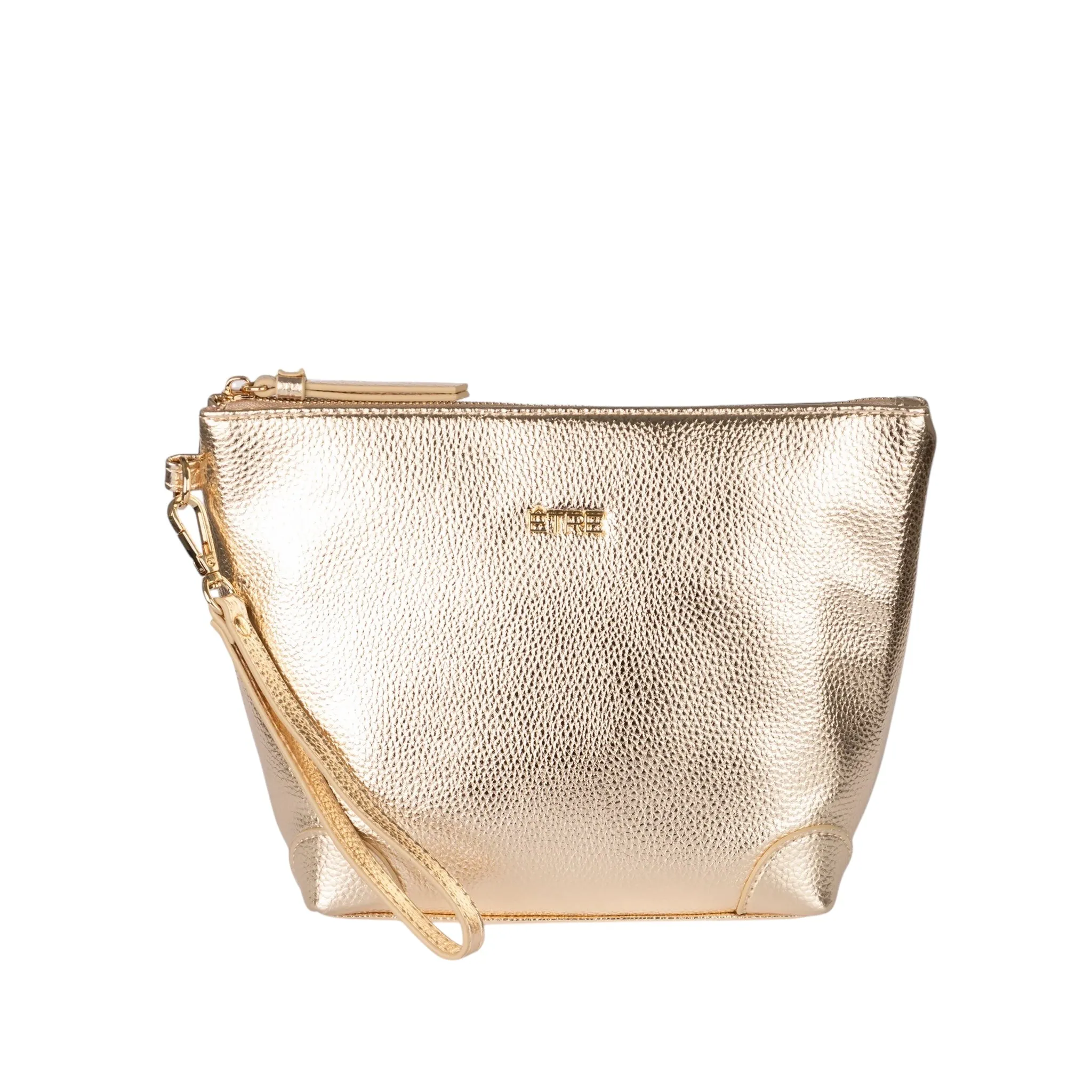 Etre Sylvie Metallic Vanity Bag Gold