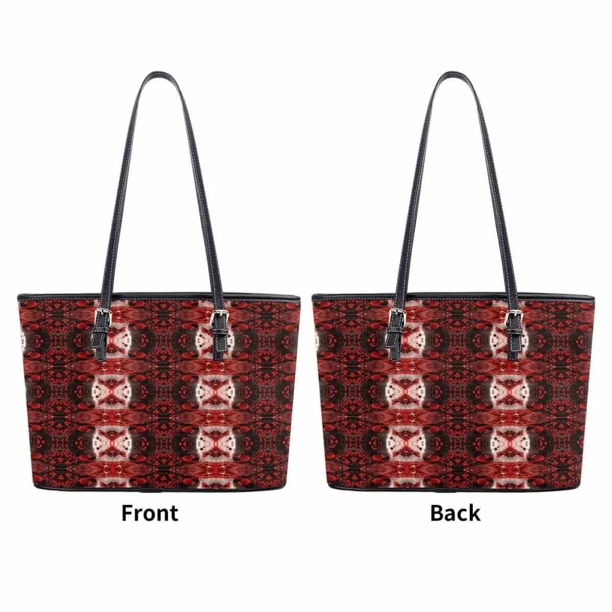 Fashion Red, Black and White Tote Bag