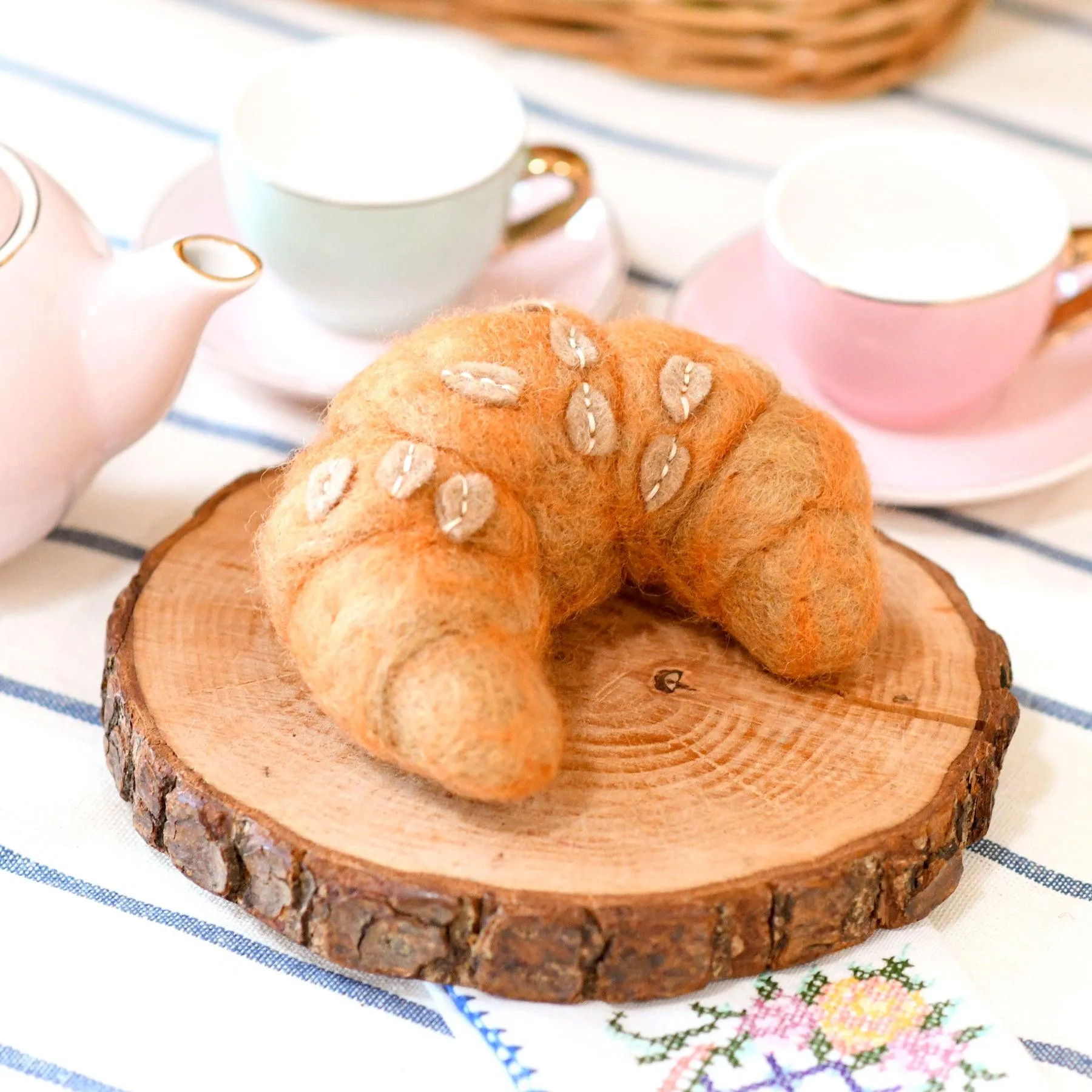 Felt Almond Croissant