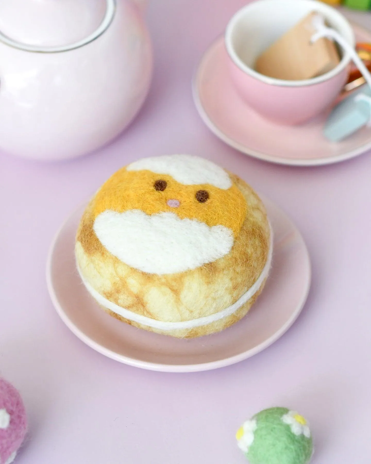 Felt Chick Hatching Doughnut (Donut)