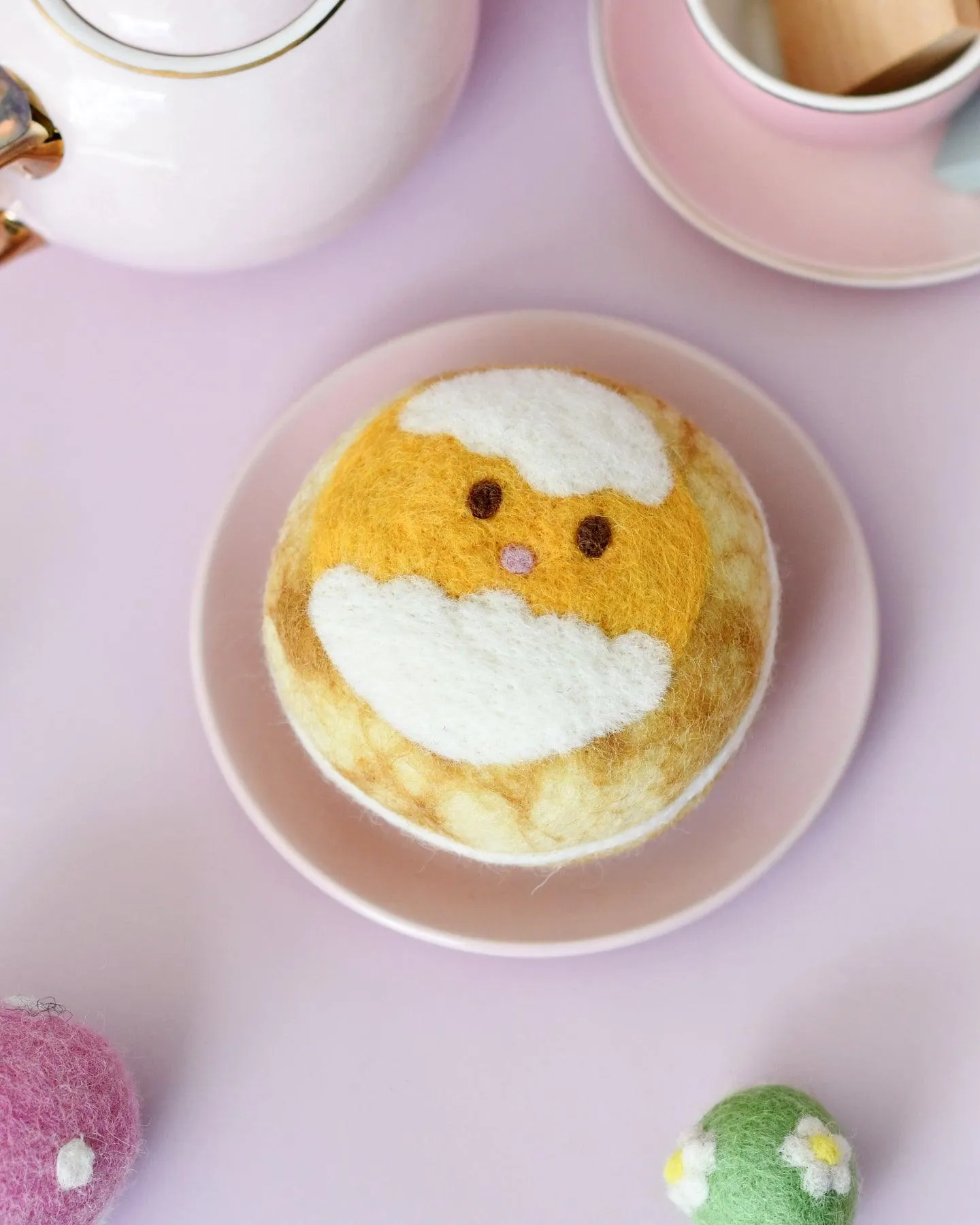 Felt Chick Hatching Doughnut (Donut)