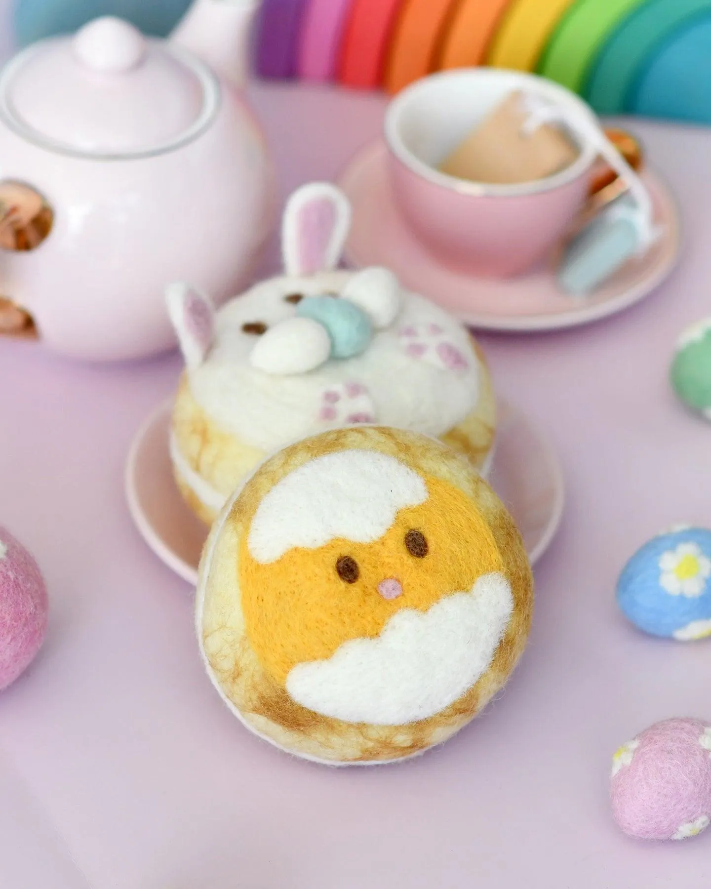 Felt Chick Hatching Doughnut (Donut)