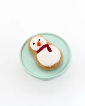 Felt Snowman Cookie