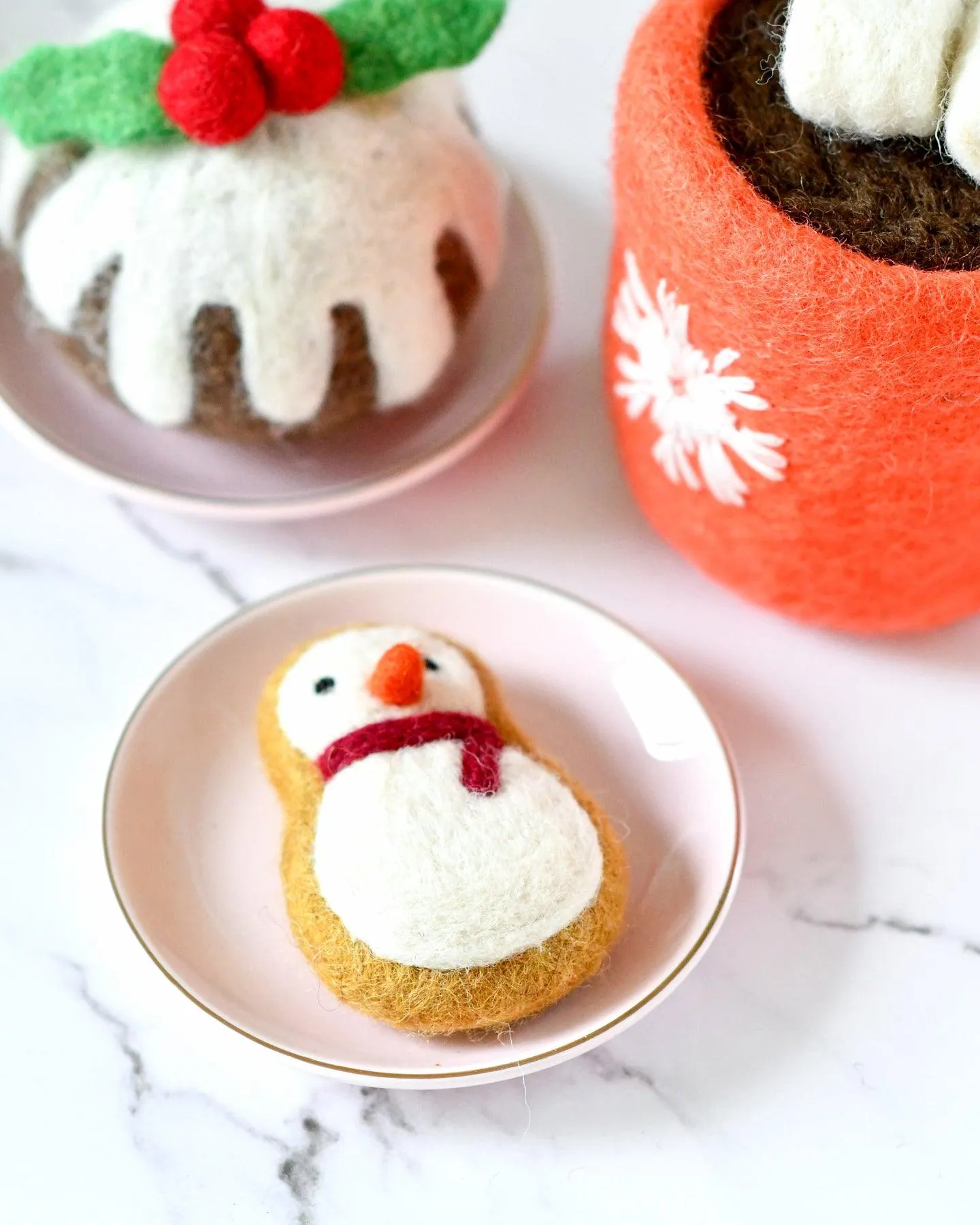 Felt Snowman Cookie