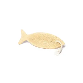 Fish Shaped Loofah Pad with Rope