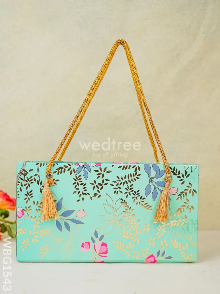 Floral Printed Gift Bag with Handle - WBG1543