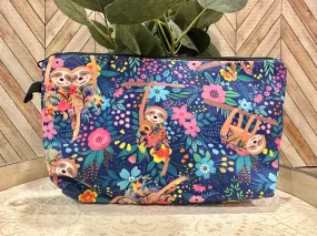 Floral Sloth Pouch