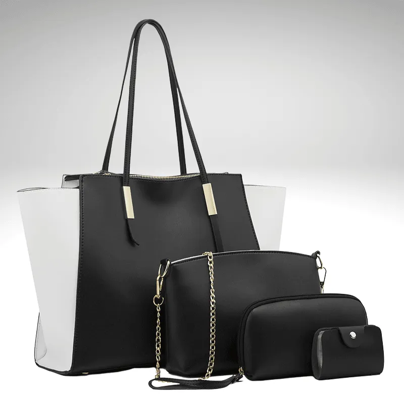 Four-Piece Purse to Shopping Bag Set