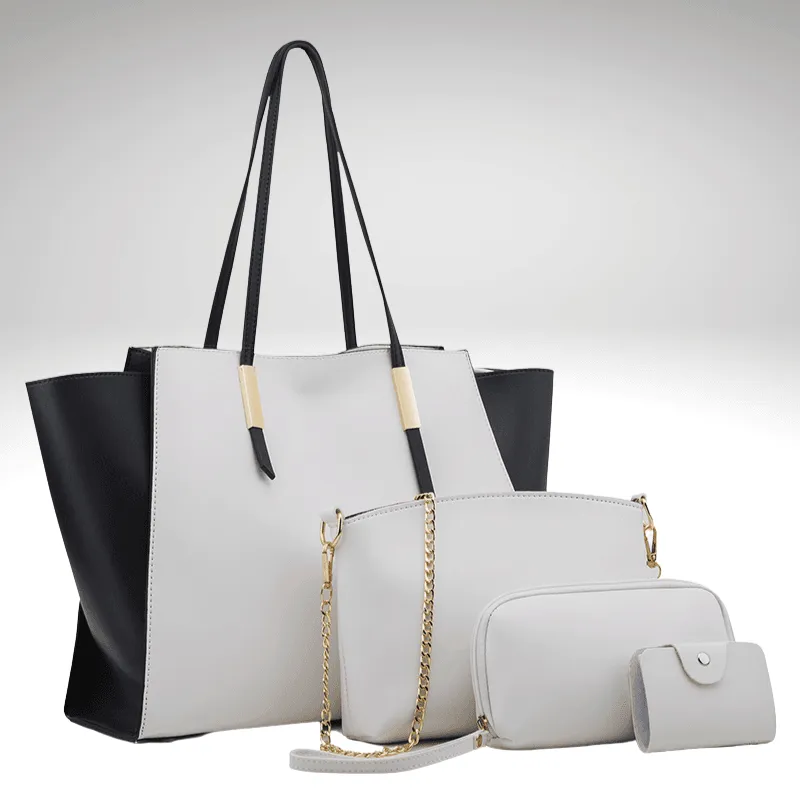 Four-Piece Purse to Shopping Bag Set