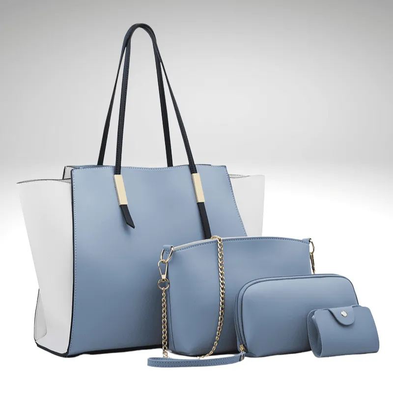 Four-Piece Purse to Shopping Bag Set