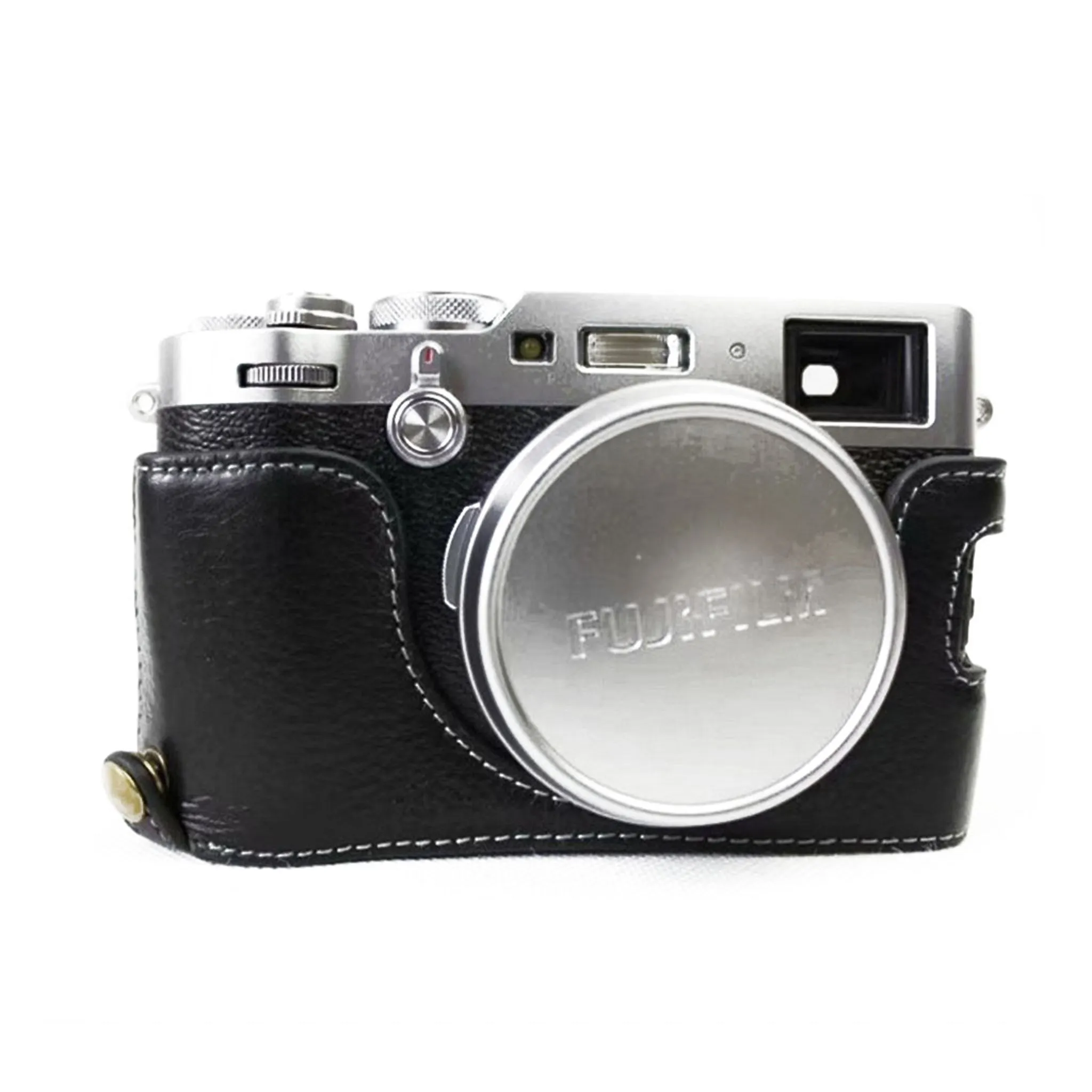 Fuji X100 / X100F / X100S genuine leather case - Black