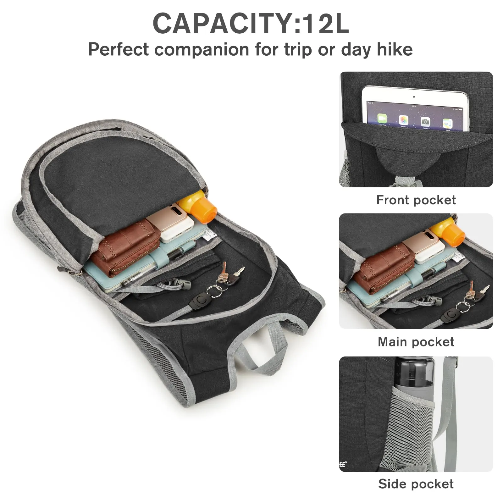 G4Free 12L Hiking Backpack