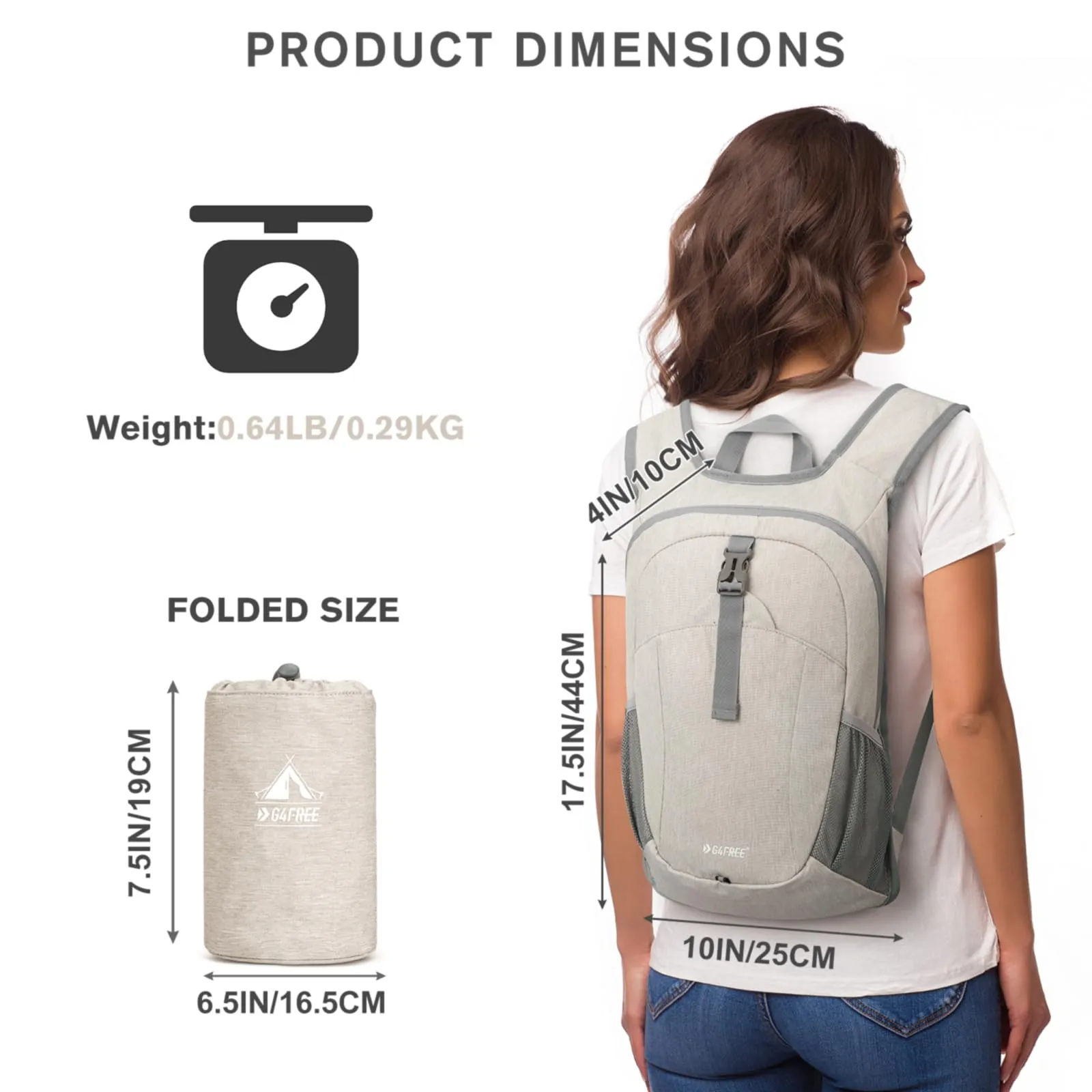 G4Free 12L Hiking Backpack