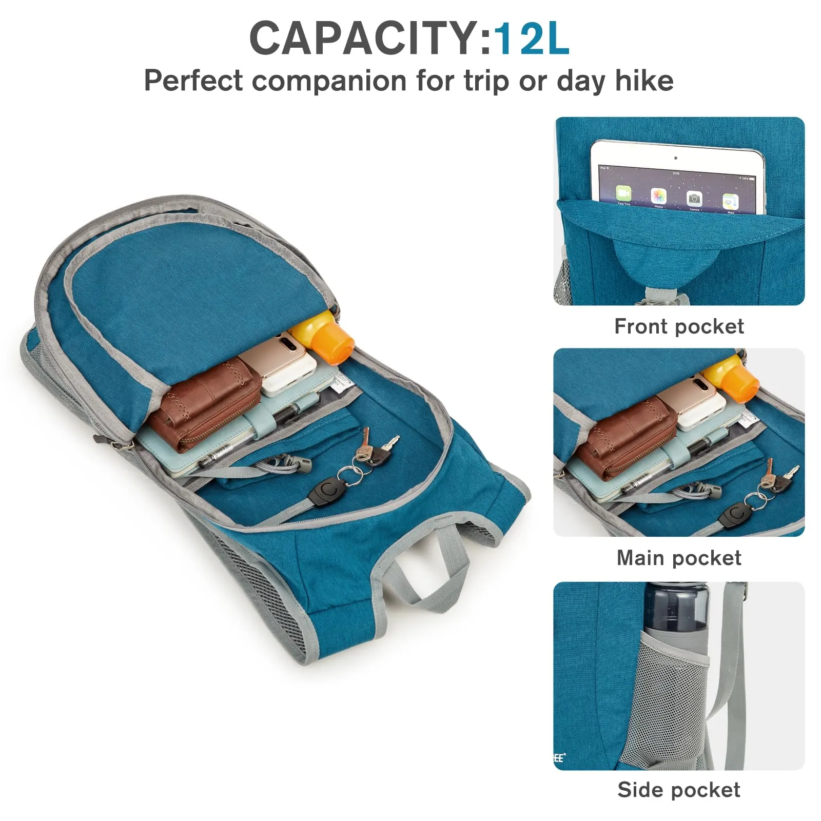 G4Free 12L Hiking Backpack