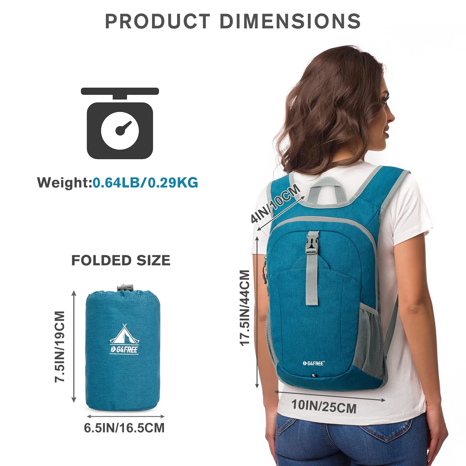 G4Free 12L Hiking Backpack