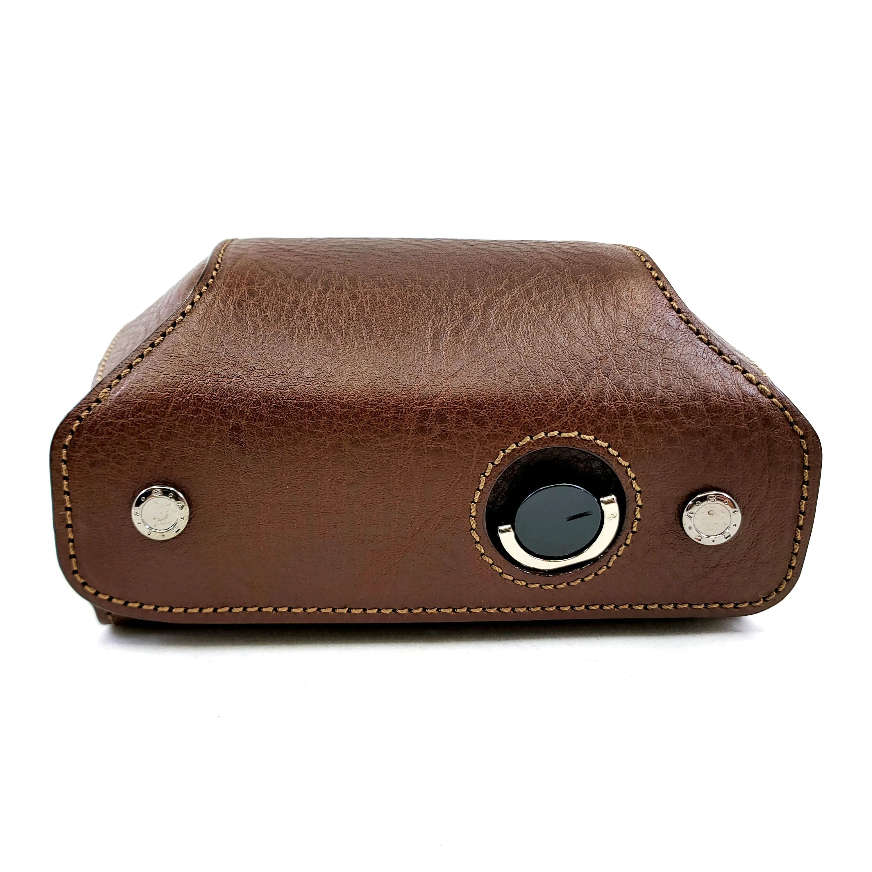 Gariz HG-CCX100VBR Brown Leather Camera Cover for Fuji X100V (Cover Only)