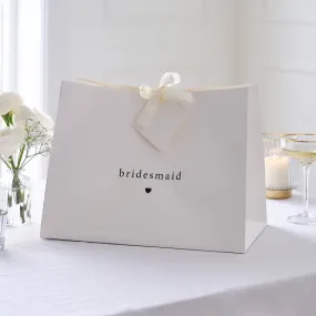 Ginger Ray White Bridesmaid Gift Bag