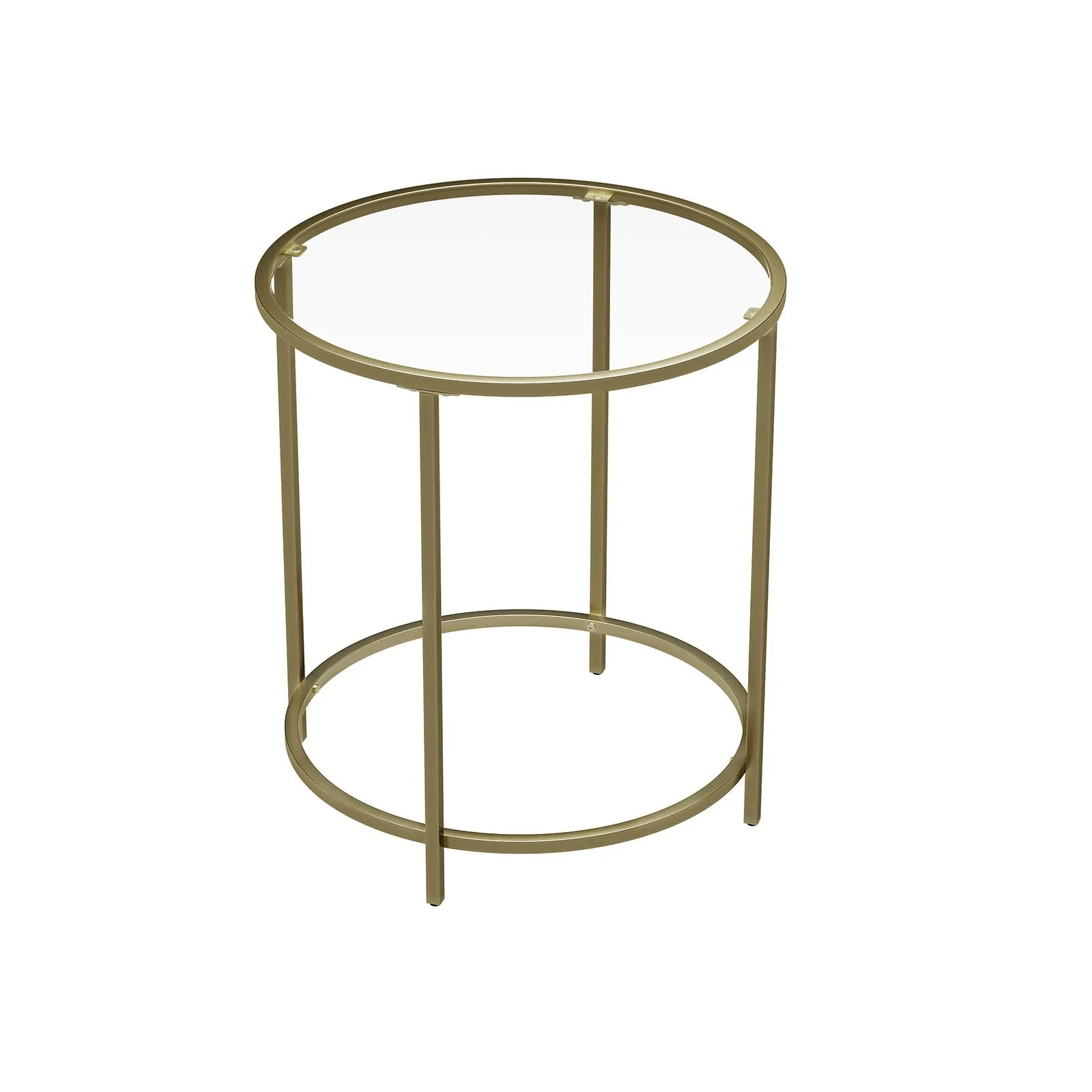 Golden Metal Side Table