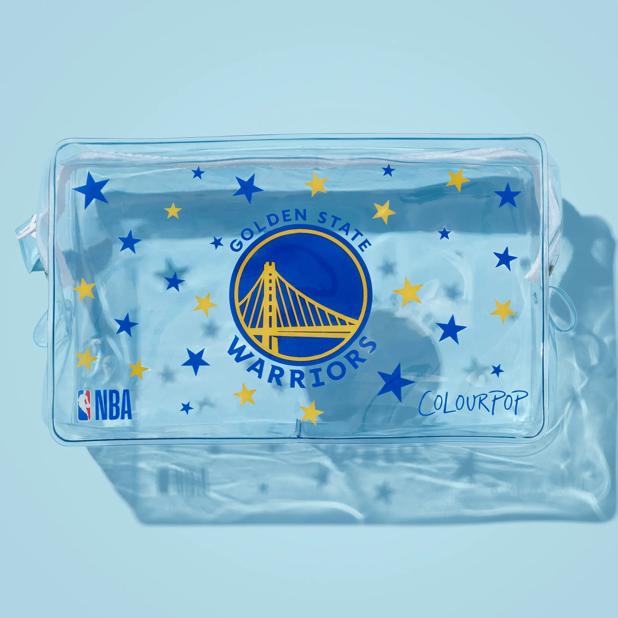 Golden State Warriors Makeup Bag