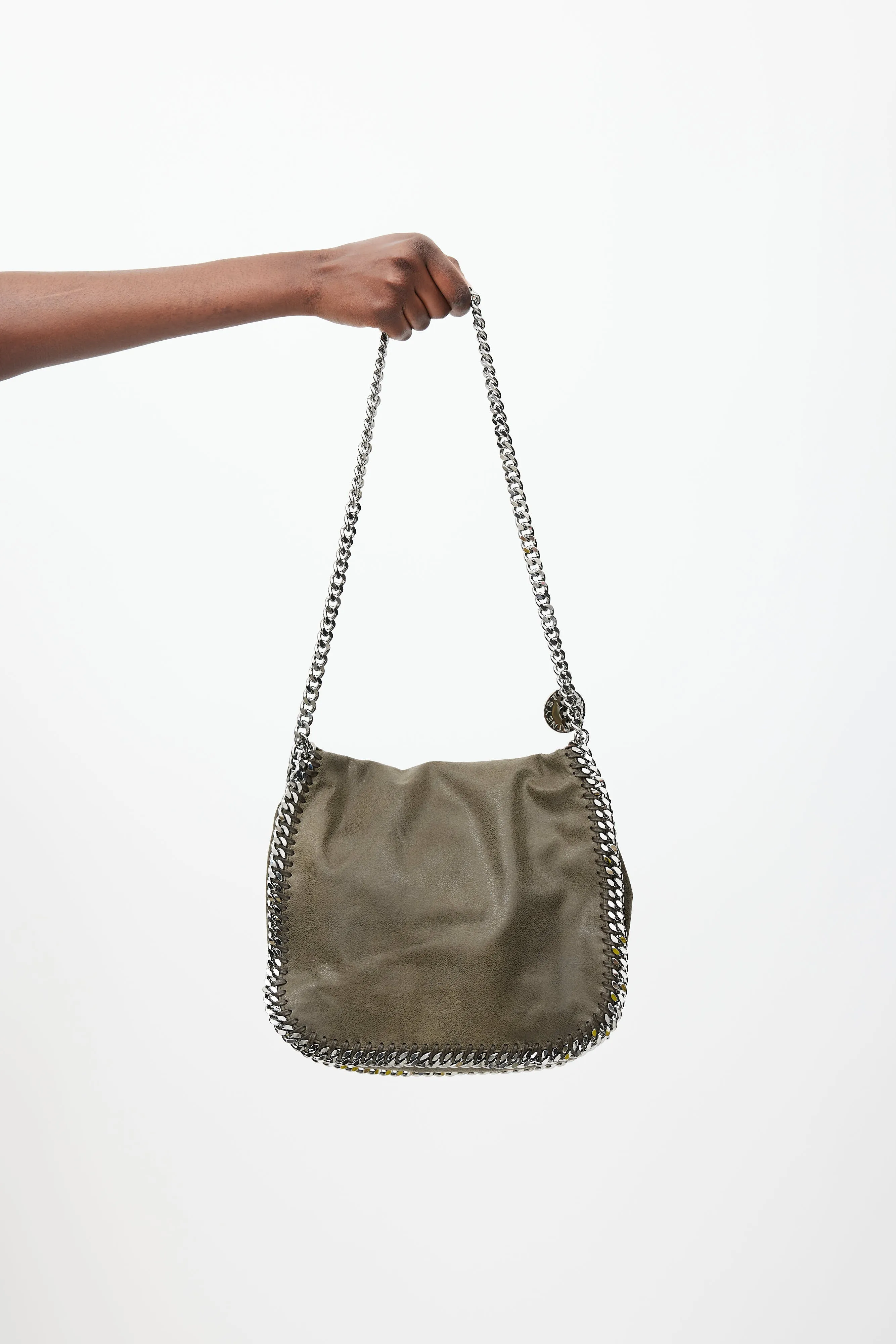 Grey Falabella Flap Bag