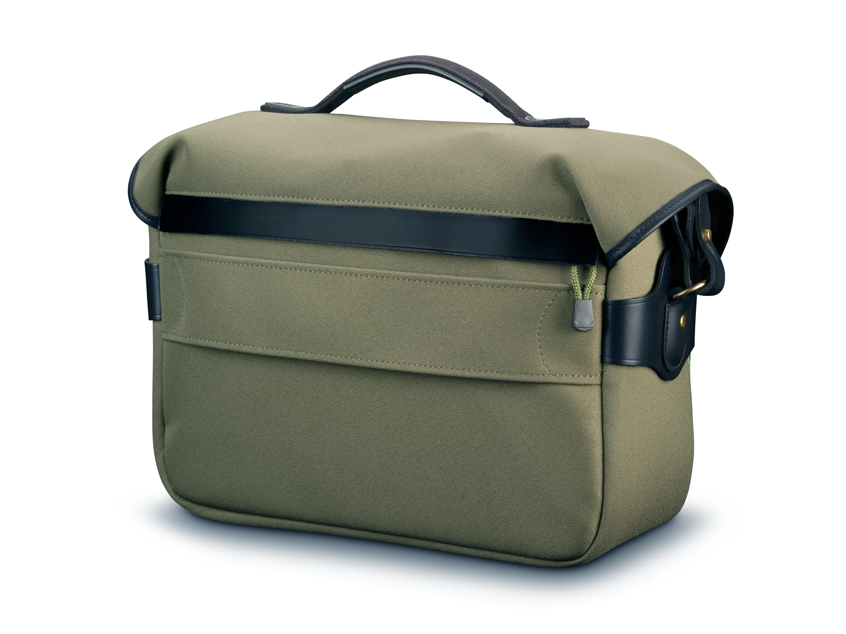 Hadley One Camera/Laptop Bag - Sage FibreNyte / Black Leather