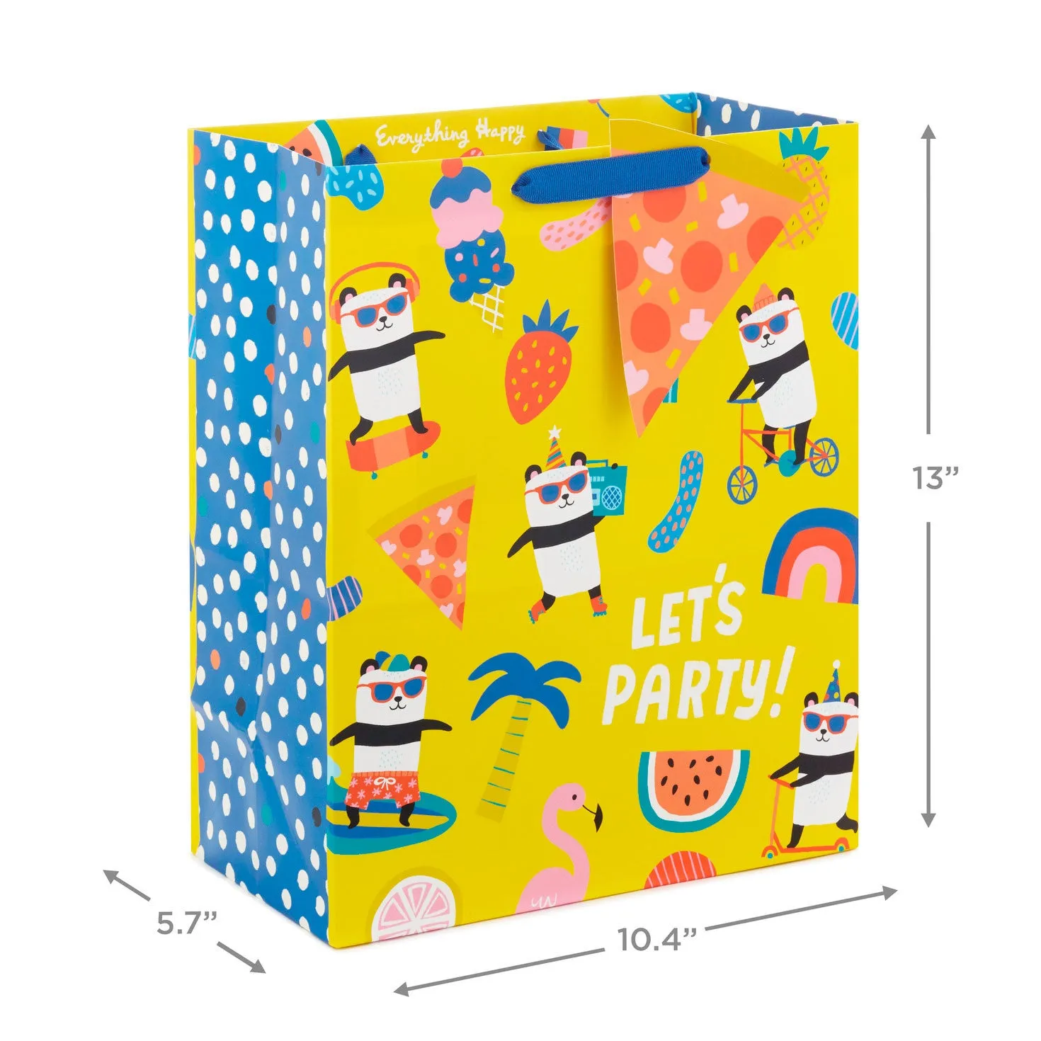 Hallmark 13'' Party Panda Large Gift Bag