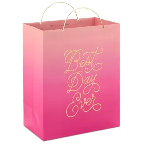 Hallmark 9.6'' Best Day Ever Pink Ombr� Medium Gift Bag