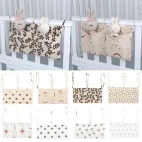 Hanging Storage Pockets New Portable Baby Crib Storage Bag & Organizer