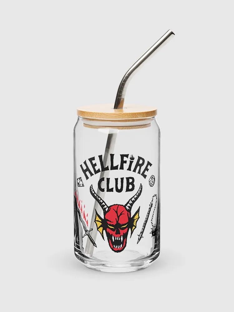 Hellfire Club 16 oz. Can Shaped Glass