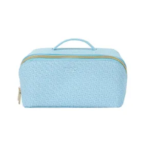 Herringbone Beauty Bag Medium | Bluebell