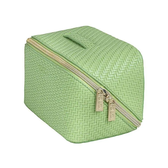 Herringbone Beauty Bag Medium | Pistachio