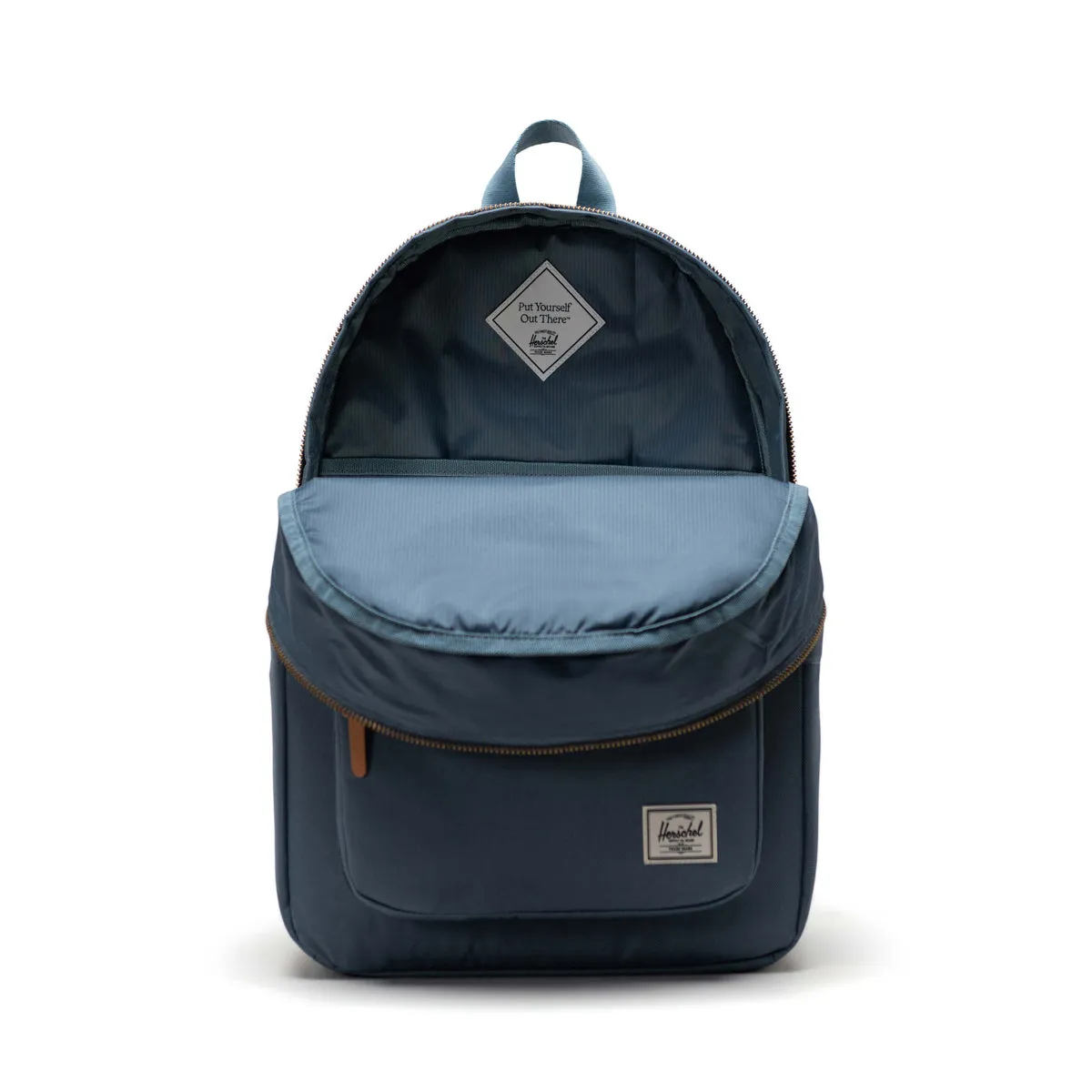 Herschel Settlement Backpack-Blue Mirage/White Stitch