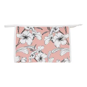 Hibiscus Branches Neoprene Cosmetic Bag