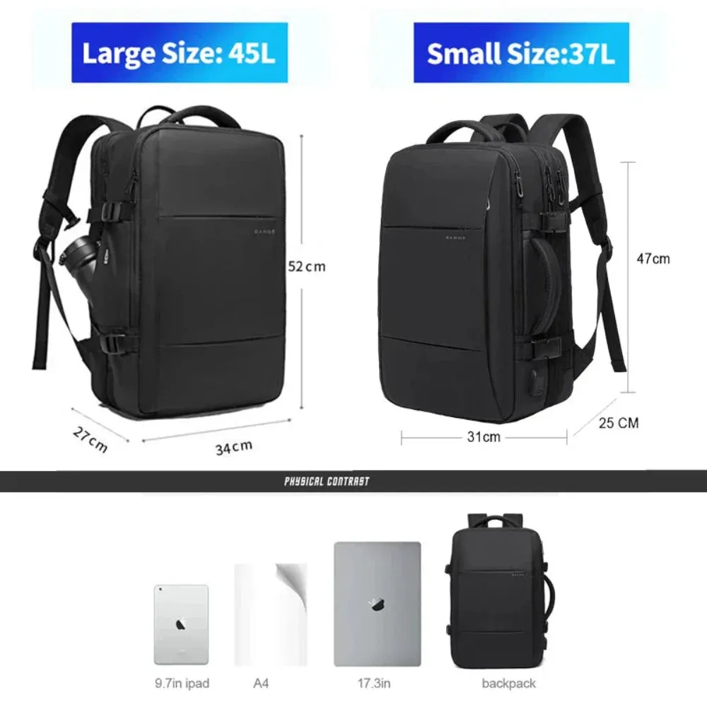 High Quality Waterproof Large Size Multilayer Backpack 45L