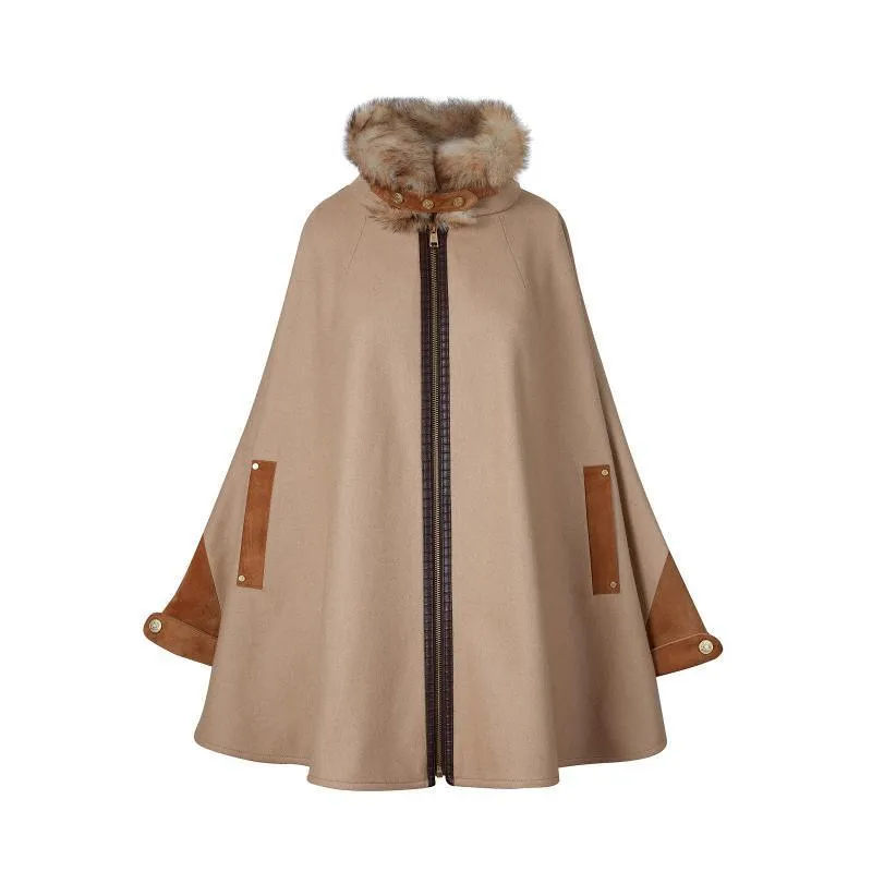 Holland Cooper Chiltern Ladies Cape - Camel