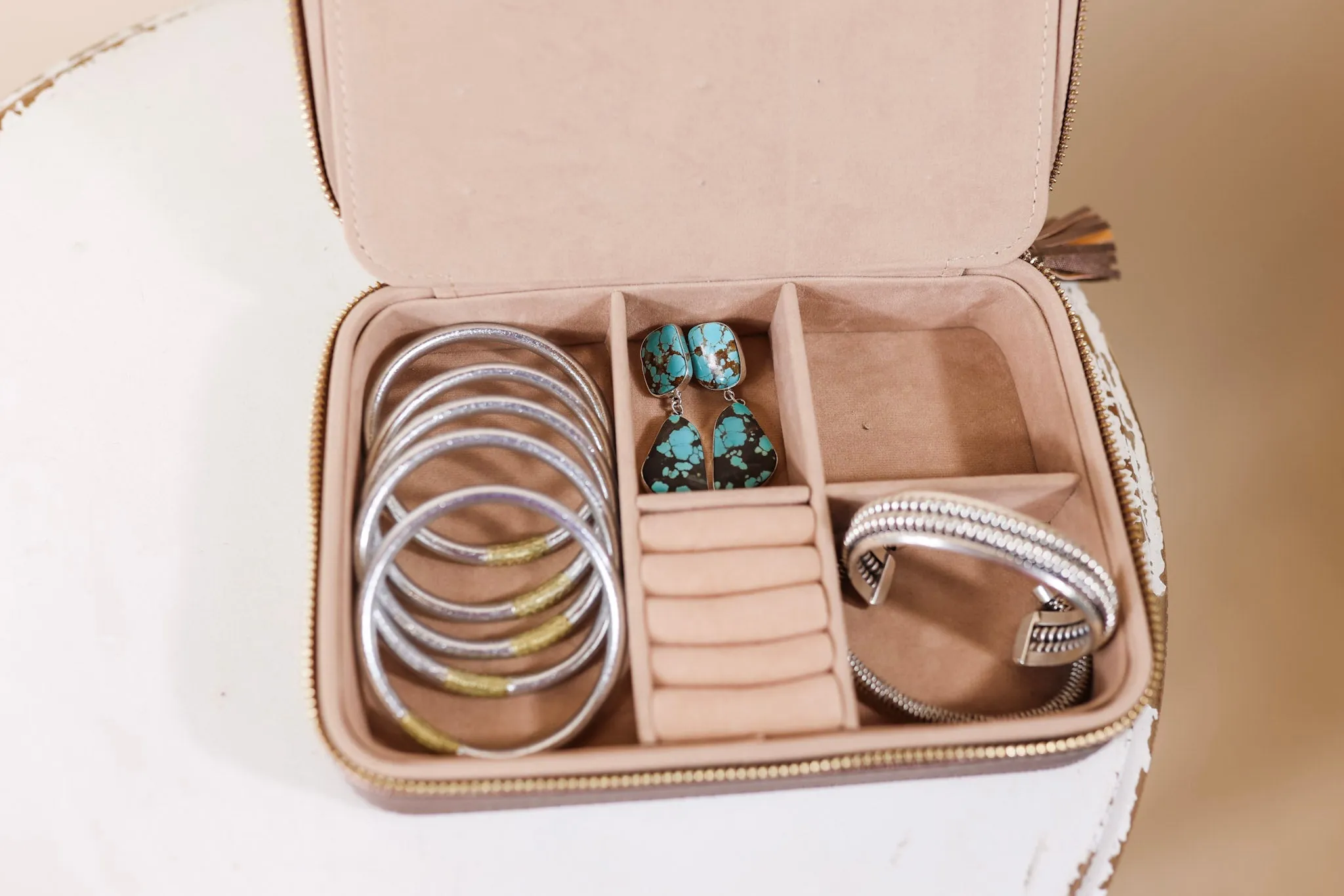 Hollis | Jewelry Organizer in Metallic Mocha