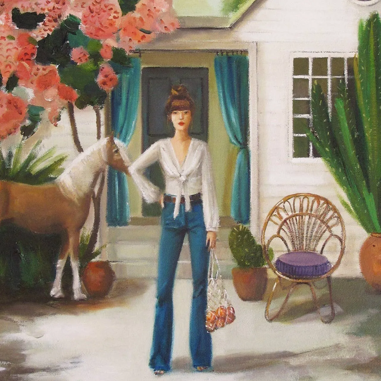 Janet Hill Art Print: Pony Art Print - 8.5" X 11"