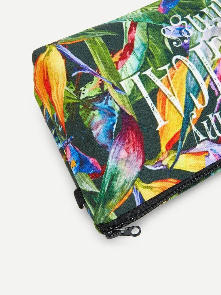 Jungle Print Makeup Bag