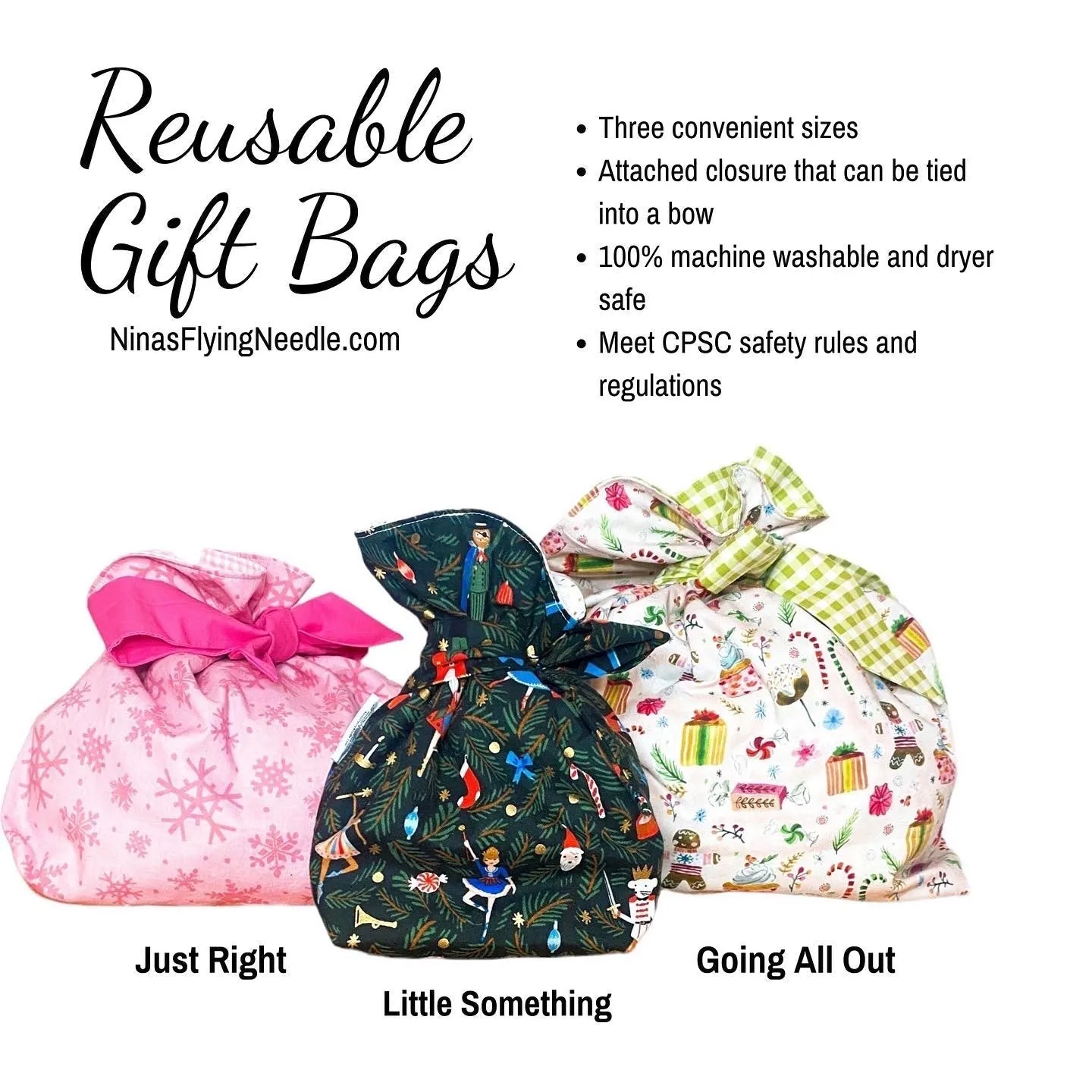 Just Right Gift Bag - Ornaments