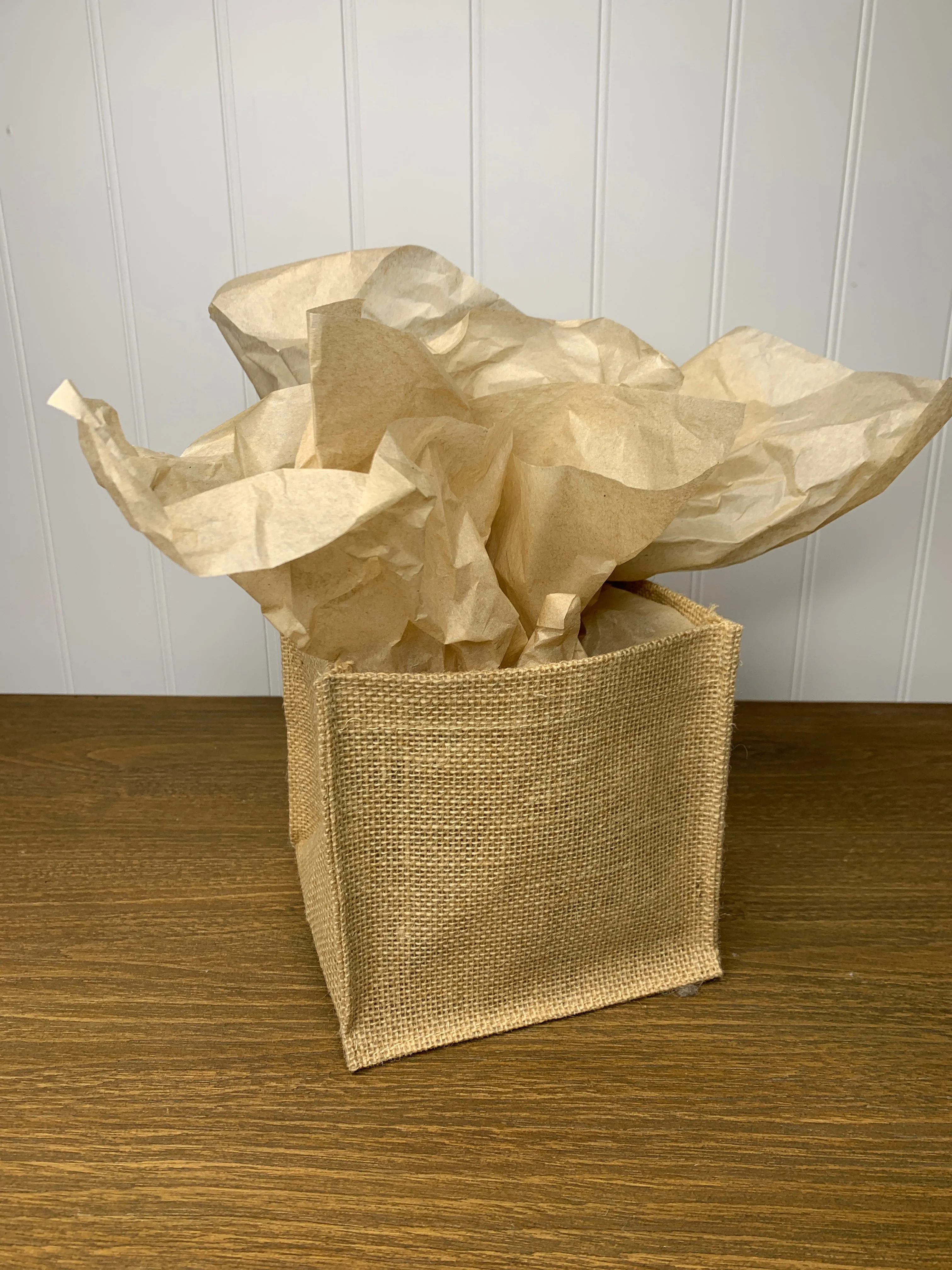 Jute Square Gift Bag