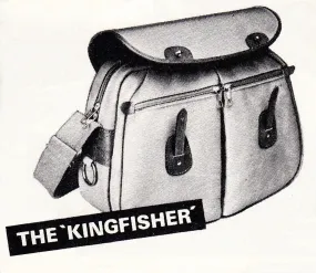 Kingfisher Fishing Bag - Khaki Canvas / Tan Leather