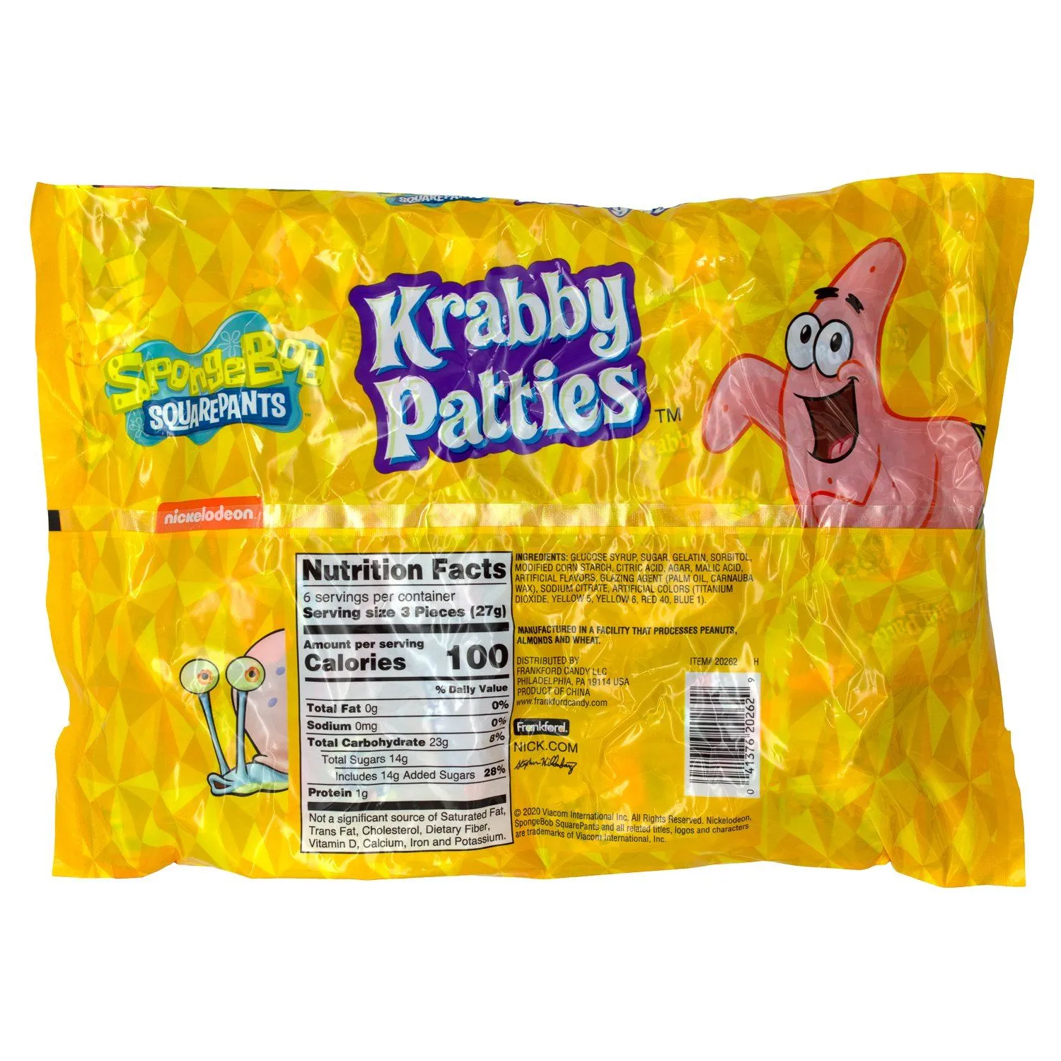 Krabby Patties Gummy Candy