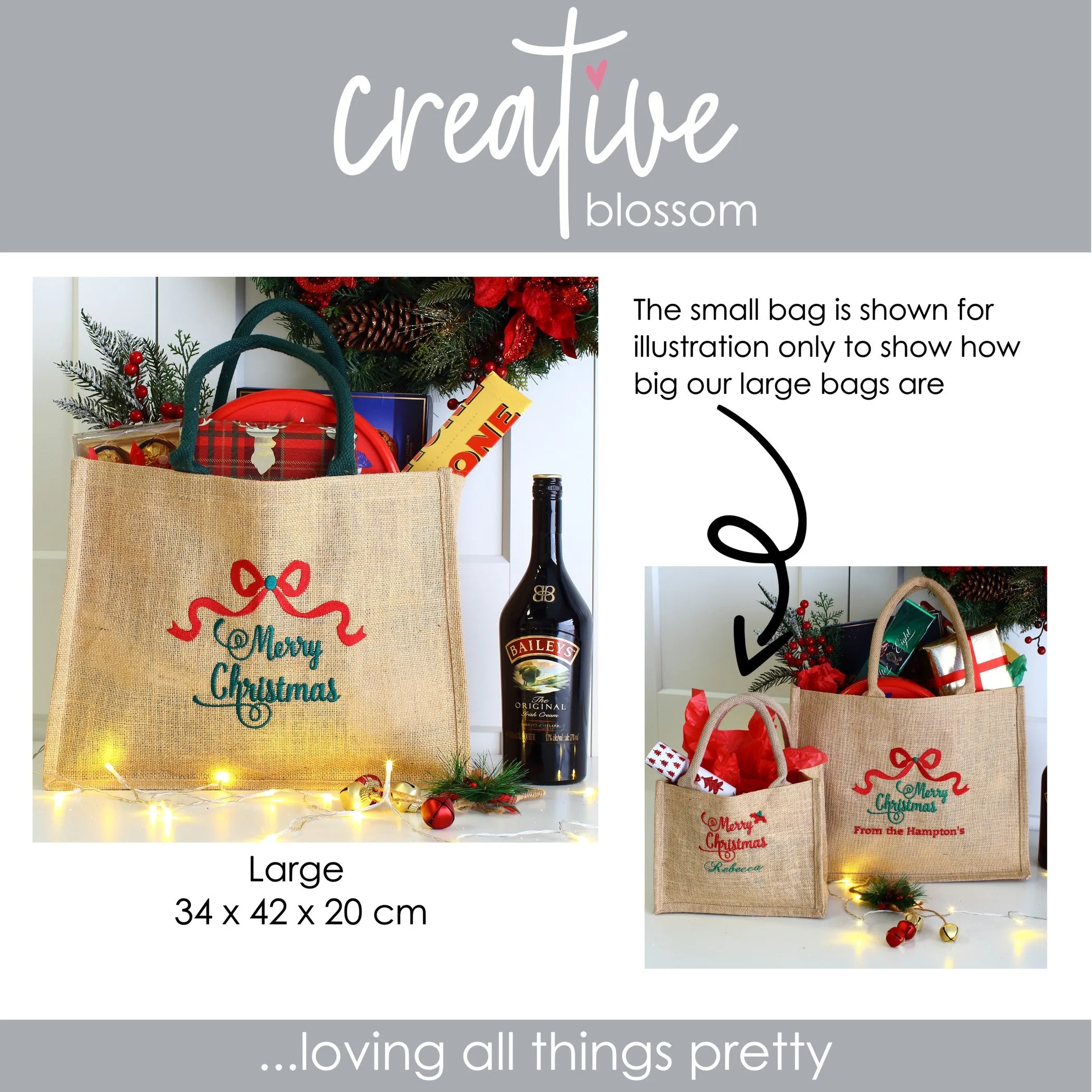 Large Christmas gift bag v2