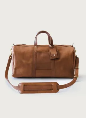 Leather Travel Duffle Bag